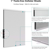 Blockout Honeycomb Blind Thermal Cellular Ready-Made Window Shade