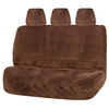 Universal Finesse Faux Fur Seat Covers - Universal Size 06/08H - Mocha