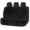 Universal Finesse Faux Fur Seat Covers - Universal Size 06/08H - Charcoal