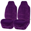 Universal Finesse Faux Fur Seat Covers - Universal Size - Purple