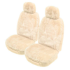 Sheepskin Seat Covers Universal 25mm Ivory