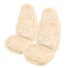 Sheepskin Seat Covers Universal 16mm Ivory