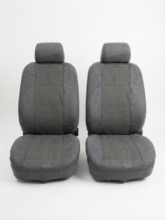 Premium Universal Car Seat Covers - Front High Back (Size 60/25) - Grey