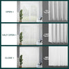 Ready-Made Wavea Sheer Vertical Blinds – Curtain Look, Blind Control
