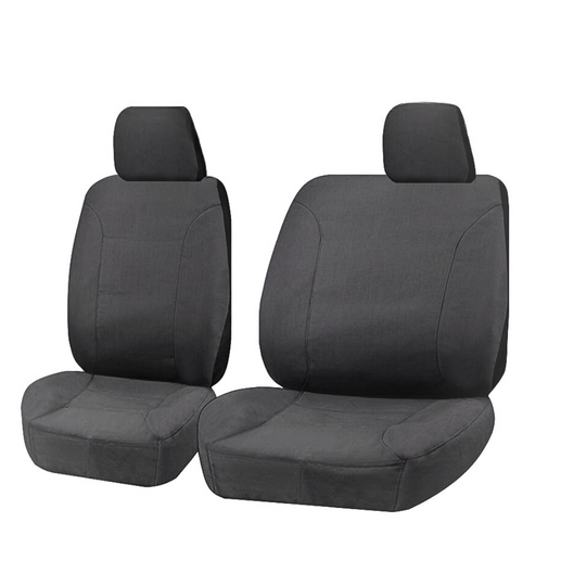 Canvas Seat Covers for Mazda BT-50 Single Cab 2011-2020 Grey | Bench Seat