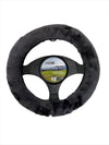 Finesse Faux Fur Steering Wheel Cover | Charcoal