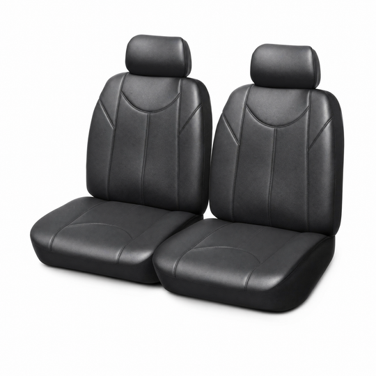 Faux Leather Seat Covers for Toyota Hilux Dual Cab 2005-2020 Grey