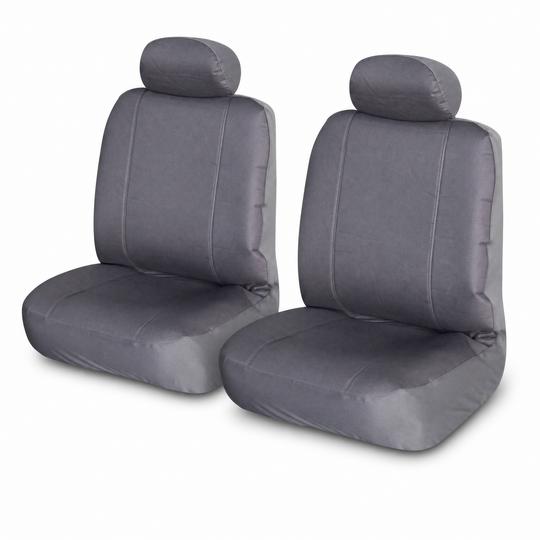 Canvas Seat Covers for Nissan Navara Single Cab 1997-2005 Grey