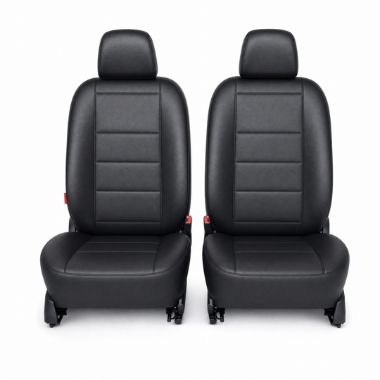Faux Leather Seat Covers for Volkswagen Amorok Dual Cab 2011-2020 Black