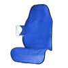 Blue Car Seat Towel Cover - Sweat Absorbing Waterproof Front Seat Protector