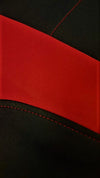 Universal Ultra Light Neoprene Rear Seat Covers Size 06/08H | Black/Red
