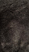 Faux Fur Seat Covers Universal Charcoal