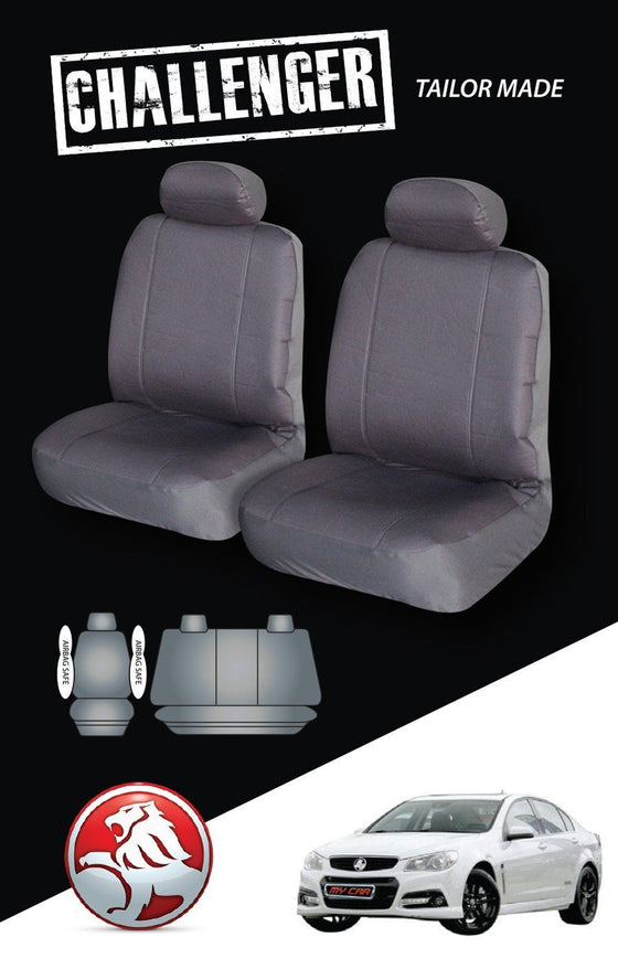 Canvas Seat Covers for Holden Commodore Sedan 2006-2013 Grey