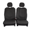 Canvas Seat Covers for Nissan Navara Dual Cab 04/1997-2020 D22 Grey