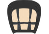 Canvas Seat Covers for Toyota Landcruiser 03/1998-10/2007 100 Series Black
