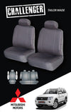 Canvas Seat Covers for Mitsubishi Pajero 2006-2020 Grey