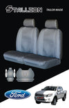 Canvas Seat Covers for Ford Ranger Dual Cab 2006-2011  Black