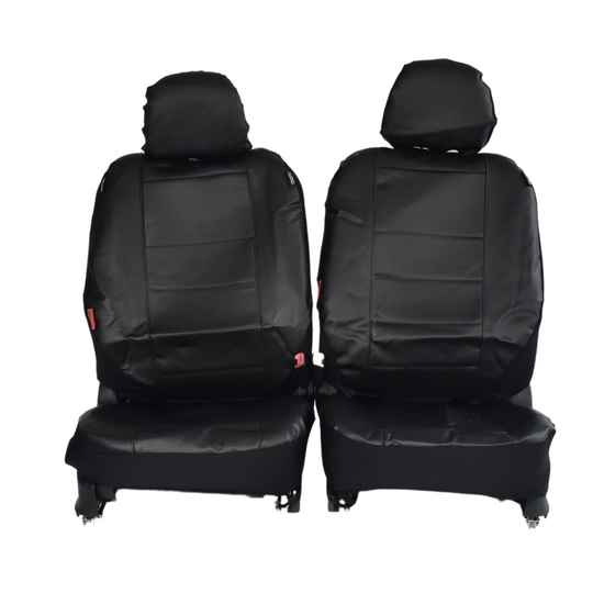 Faux Leather Seat Covers for Volkswagen Amorok Dual Cab 2011-2020 Black