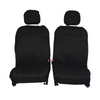 Canvas Seat Covers for Mitsubishi Triton Dual Cab 2006-2020 Black