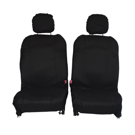 Canvas Seat Covers for Mitsubishi Pajero 11/2006-2020 Black