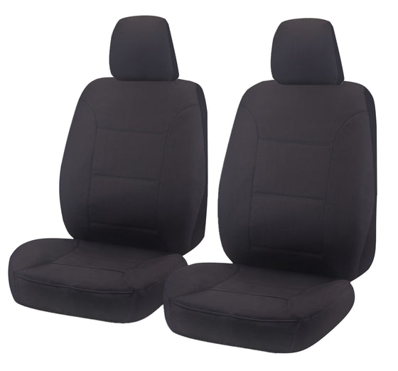 Canvas Seat Covers for Mitsubishi Triton MQ-MR Series Single Cab (2015-2022)