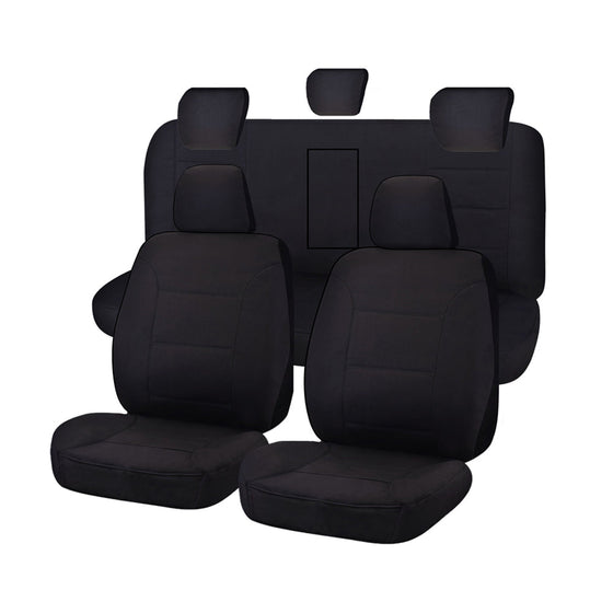 Heavy Duty Canvas Seat Covers for Holden Colorado RG Series Dual Cab (2012-2022)