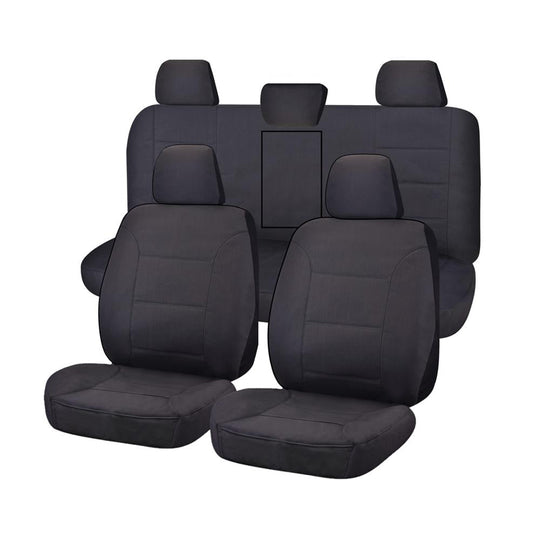 Heavy Duty Canvas Seat Covers for Toyota Hilux Dual Cab (07/2015-2022)