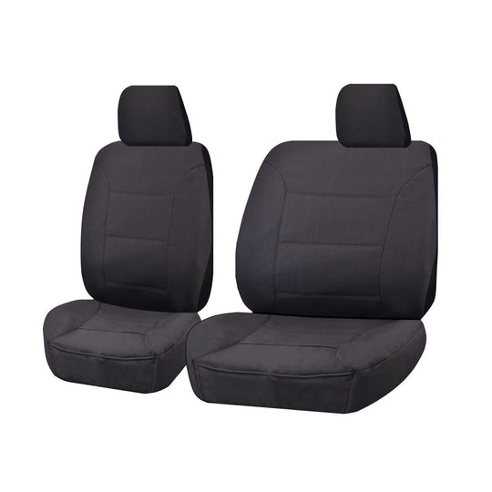 Heavy Duty Canvas Seat Covers for Toyota Hilux Single/Dual Cab  (04/2005-06/2015)