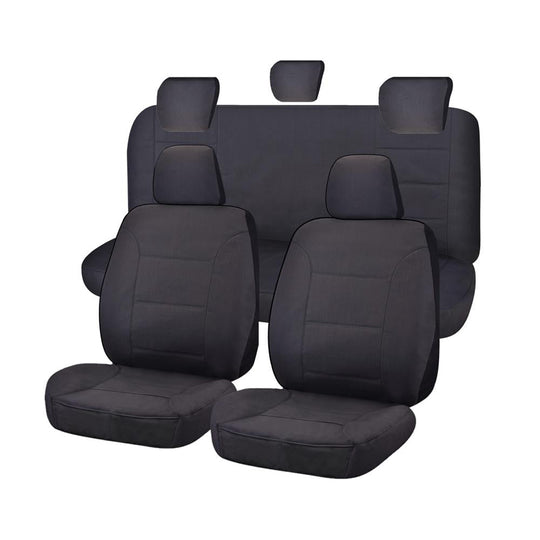 Heavy Duty Canvas Seat Covers for Toyota Hilux Dual Cab  (04/2005-2016)