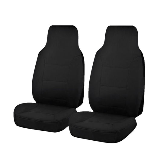 Heavy Duty Canvas Seat Covers for Toyota Hilux Single Cab Chassis (07/2015-2022)