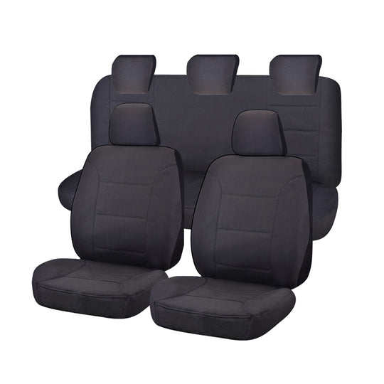 Heavy Duty Canvas Seat Covers for Ford Ranger Pxii-Pxiii Series Dual Cab (06/2015-2022)