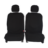 Canvas Seat Covers for Mitsubishi Triton Dual Cab 2009-2011 Black