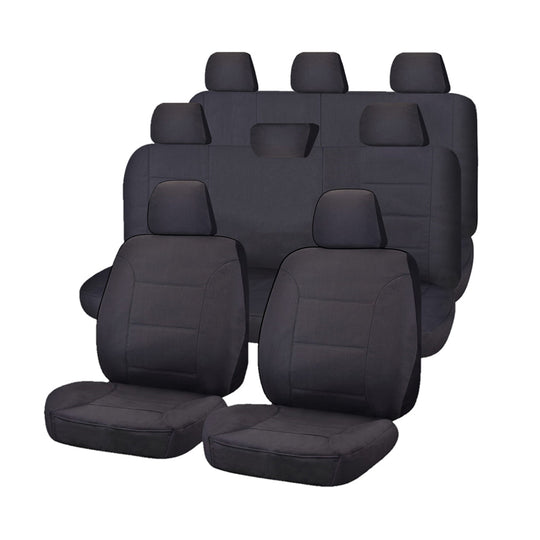Canvas Seat Covers for Toyota Landcruiser 200 Series 8 Seater (2012-2022)