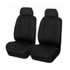 Universal Front Seat Covers Size 30/35 | Black/Red Stitching
