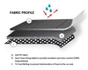 Universal Rear Seat Cover Size 06/08S | Black/Blue Stitching