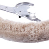 Sheepskin Steering Wheel Cover Luxury Mocha