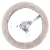 Sheepskin Steering Wheel Cover Luxury Mocha