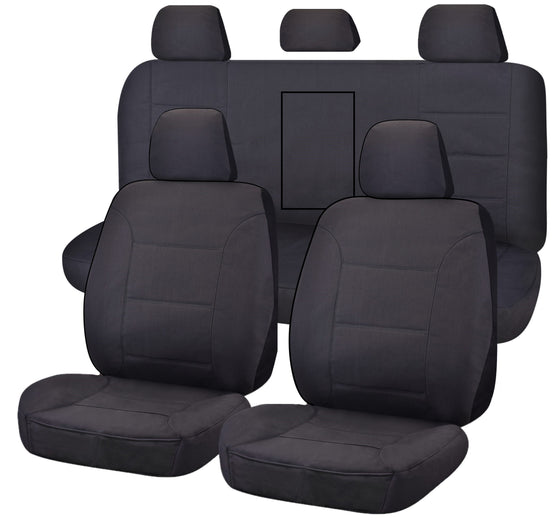 Canvas Seat Covers for Mitsubishi Triton ML-MN Series Dual Cab (2006-2015)