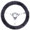 Sheepskin Steering Wheel Cover Charcoal