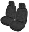 20mm Thick Sheepskin Car Seat Covers Charcoal