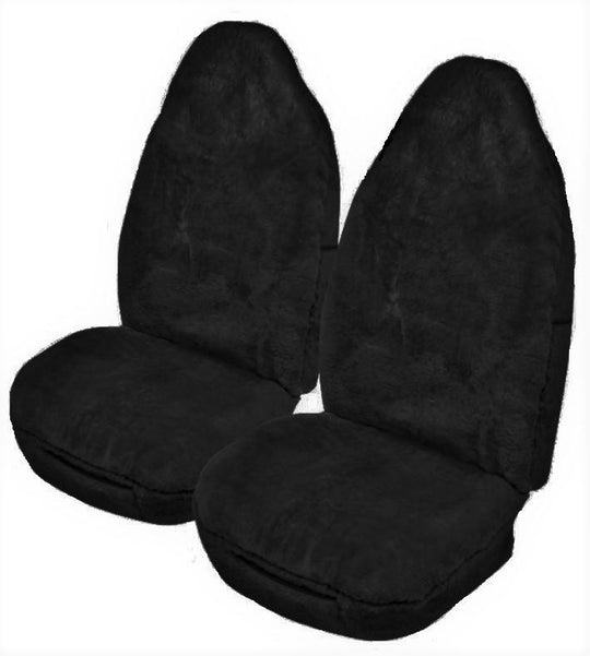 Sheepskin Seat Covers Universal 20mm Black