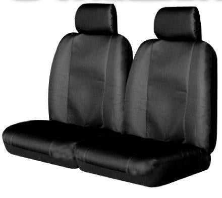 Canvas Seat Covers for Mazda Bt-50 Fronts Single-Cab 11/2011-2020 Black