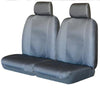 Canvas Seat Covers for Nissan Navara Dual Cab 10/2007-2020 D40 Grey