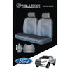 Canvas Seat Covers for Ford Ranger Dual Cab 2006-2011  Black