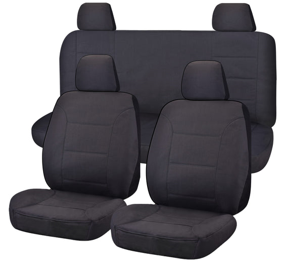 Heavy Duty Canvas Seat Covers for Nissan Navara D23 Series 1-2 Np300 Dual Cab (2015-2017)