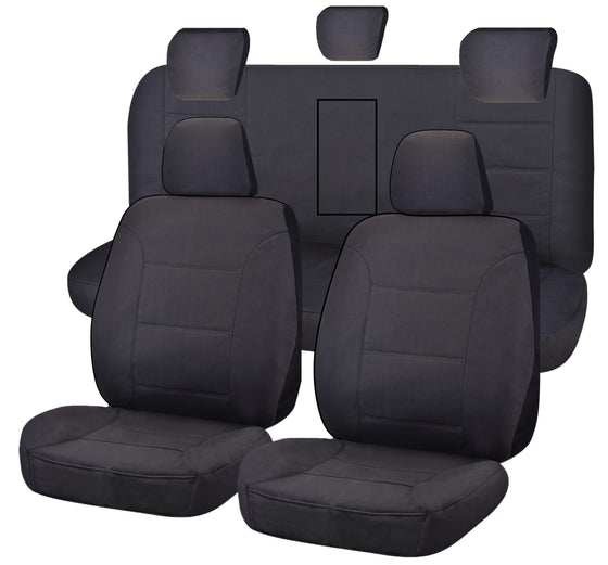 Canvas Seat Covers for Holden Colorado RG Series Dual Cab (2012-2022)